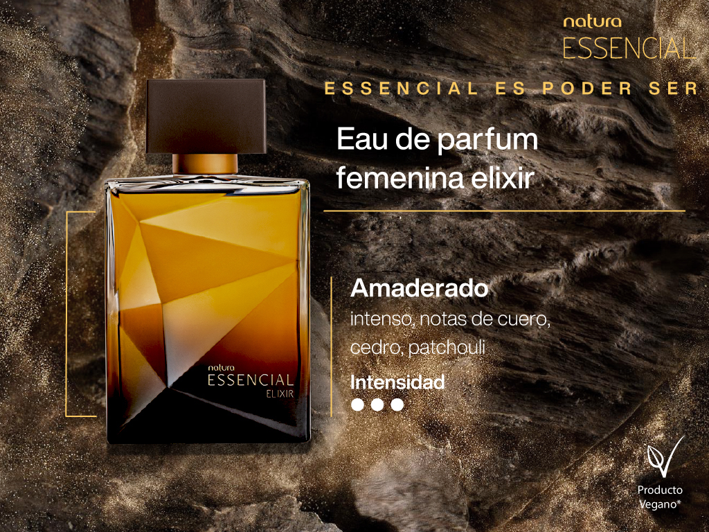 Perfume Eau de Parfum Essencial Elixir de Natura • Natura de México