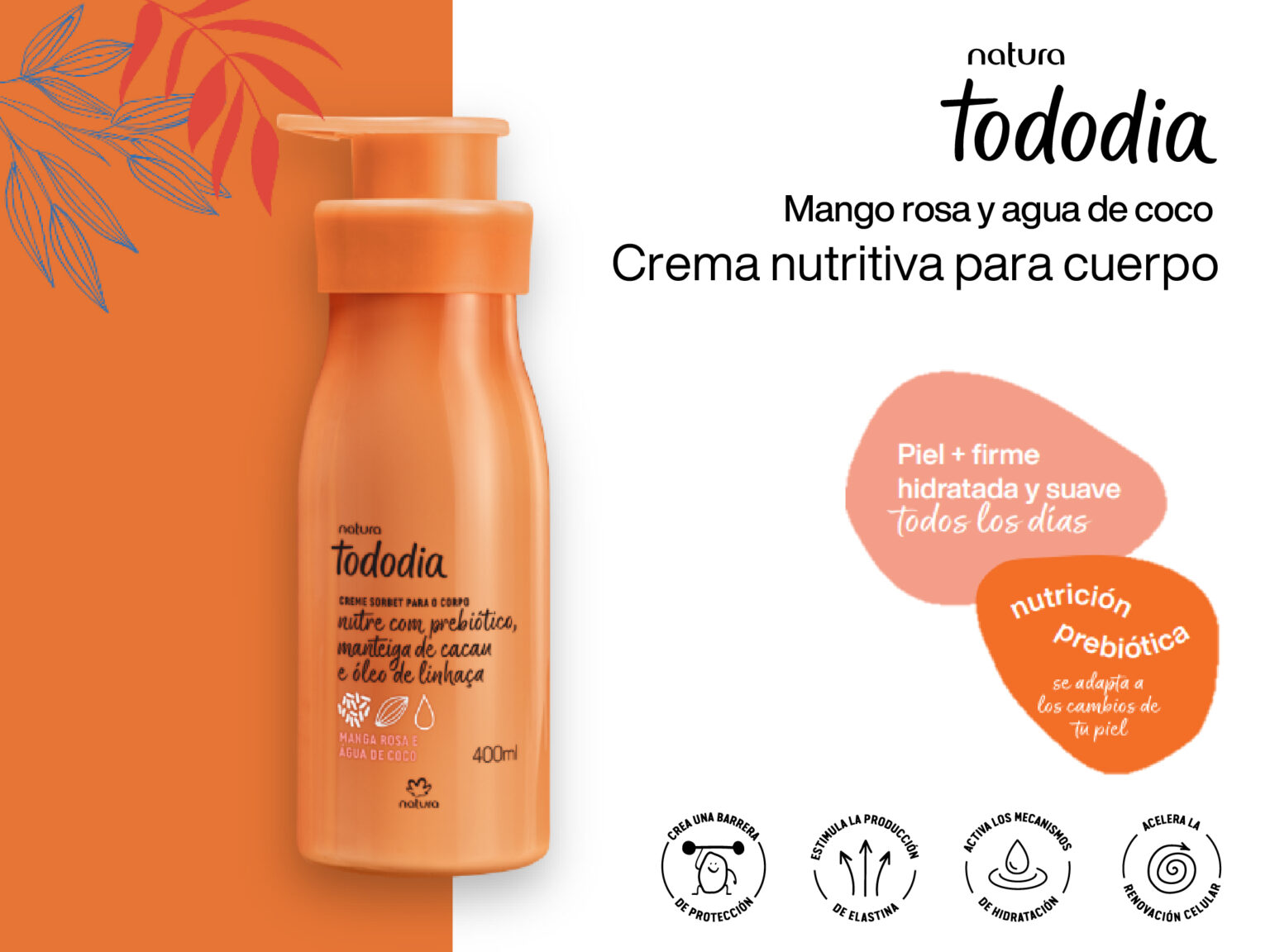 Tododia Mango Rosa Y Agua De Coco Verano Natura De M Xico