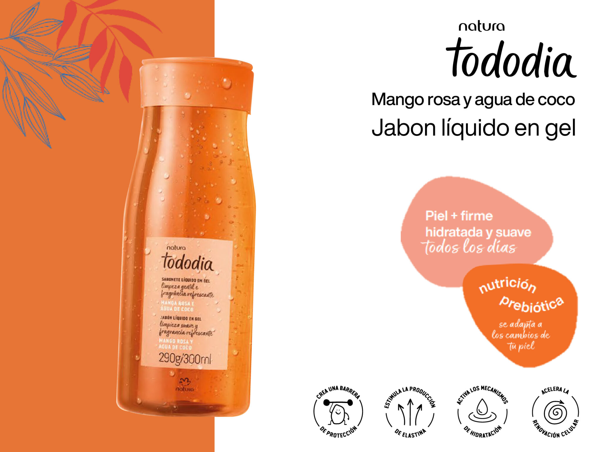 Tododia Mango Rosa Y Agua De Coco Verano Natura De M Xico